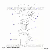 MITTELKONSOLE,STORAGE- Z23RGU2KAN/BN (C701140-013)