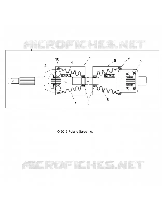 DRIVE TRAIN, HINTEN DRIVE SHAFT, 1333335