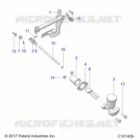 BRAKES, PEDAL AND MASTER CYLINDER MOUNTING