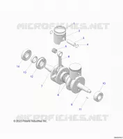 ENGINE, PISTON AND KURBELWELLE