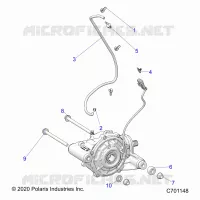 ANTRIEB, FRONT GEARCASE MOUNTING