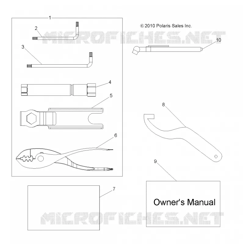 REFERENCES, TOOL KIT AND BEDIENUNGSANLEITUNGS