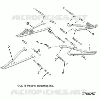 FRONT SUSPENSION CONTROL ARMS