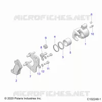 BRAKES, BRAKE BREMSZANGE VORNE (FROM 8/16/2021)