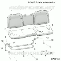SITZ ASM. REAR