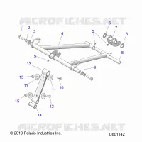 SUSPENSION, FRONT DREHMOMENTARM