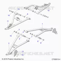 FRONT SUSPENSION CONTROL ARMS
