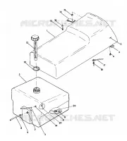SITZ/GASBEHÄLTER ASSEMBLY WideTrak (4921302130003A)