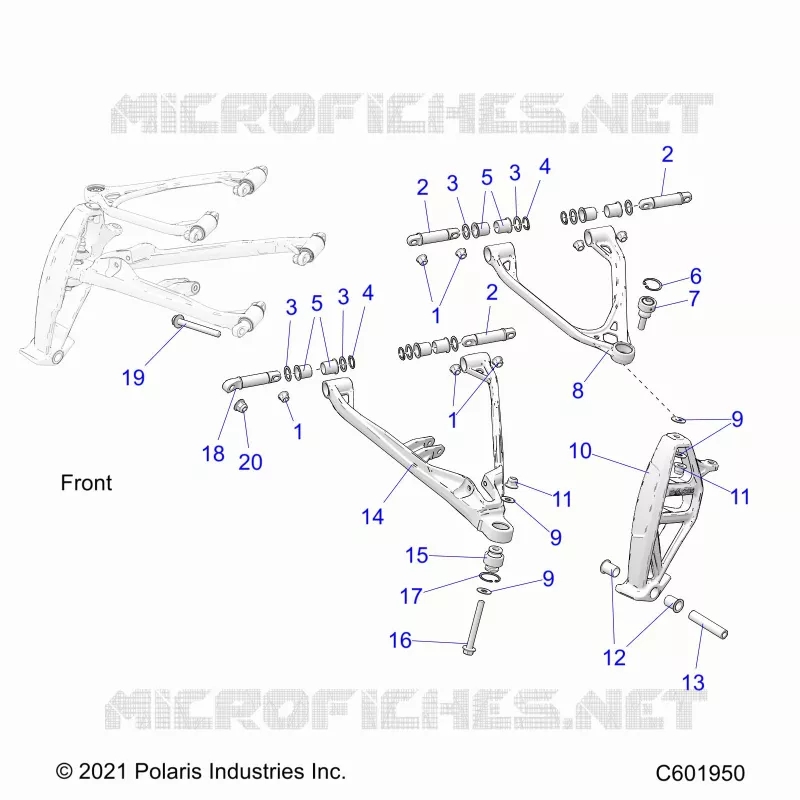 SUSPENSION, CONTROL ARMS, and SPINDLE