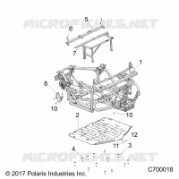 CHASSIS, MAIN FRAME AND SKID PLATES