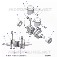 ENGINE, PISTON AND KURBELWELLE