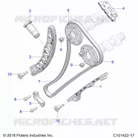 CAM CHAIN AND SPROCKET