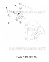 MOTOR, VERGASER BRACKET