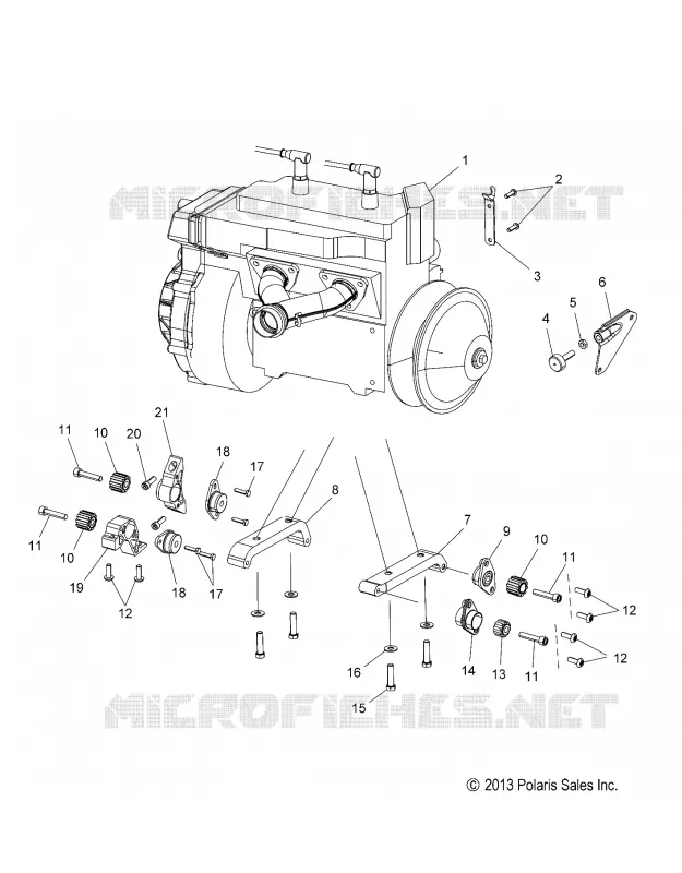 MOTOR, MOUNTING -S16CB5BSA/BSL/BEL (49SNOWMOTORMOUNT14550)