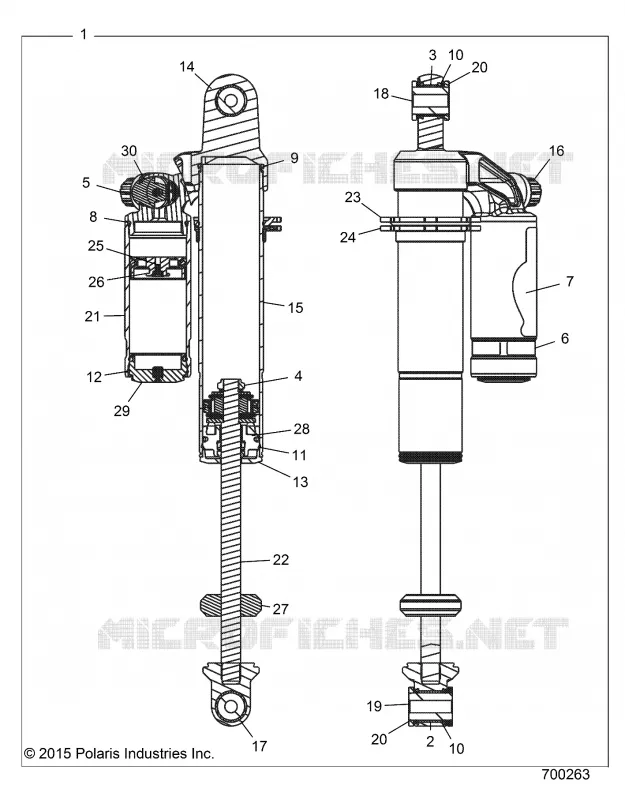 HINTERRADAUFHÃ„NGUNG SHOCK INTERNALS