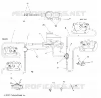 BREMSES, LINES AND MASTER CYLINDER