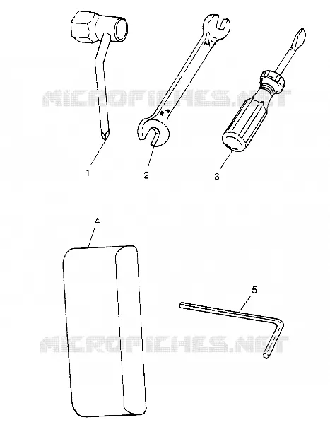 TOOL KIT SL 650 STD B954358 (4932923292B011)
