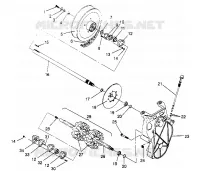 ANTRIEB ASSEMBLY  500 EFI 0952774, EFI SKS 0952574,   EFI SKS PT 095297 (4929052905B012)