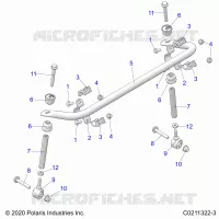 SUSPENSION, STABILISATORSTANGE