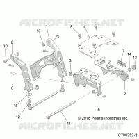 CHASSIS, MOUNTING, FRONT GETRIEBEGEHÃ„USE