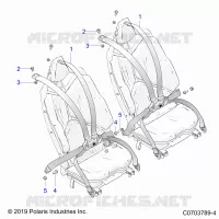SITZ BELT MOUNTING, REAR