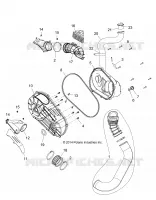 DRIVE TRAIN, CLUTCH COVER AND DUCTING