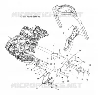 MOTOR, MOUNTING, LH