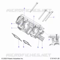 ENGINE, DROSSELKLAPPENGEHÃ„USE