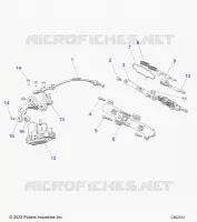 ENGINE, AUSPUFFKLAPPE ASM. AND ACTUATOR