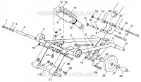 FRONT Drehmomentarm