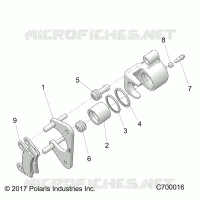 HINTERBREMSE CALIPER