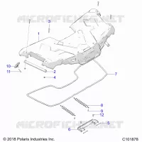 BODY, FRONT STORAGE