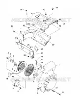 Gebläsegehäuse AND RÜCKZUG ANLASSER  Supertrak (4915871587025A)