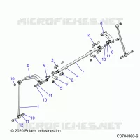 SUSPENSION, REAR STABILISATORSTANGE