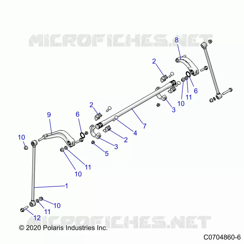 SUSPENSION, REAR STABILISATORSTANGE
