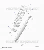 SUSPENSION, FRONT SHOCK MOUNTING