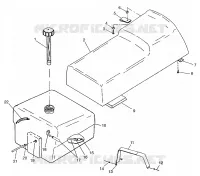 SITZ   GASBEHÄLTER WIDETRAK LX 0972065 and  EUROPEAN WIDETRAK LX E972065 (4938223822A006)
