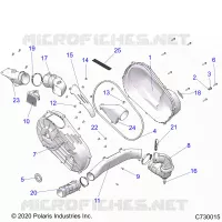 ANTRIEB, CLUTCH COVER AND DUCTING
