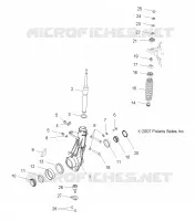 FRONT SUSPENSION STREBE