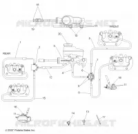 BREMSES, LINES AND MASTER CYLINDER