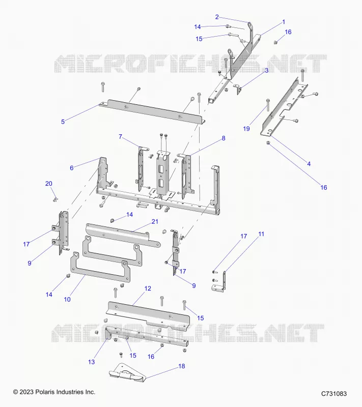 ELEKTRIC, BATTERY, MOUNTING, PT R23E3GC4BD/B9 (C731083)