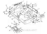 HINTER BED MOUNTING 6x6 400L, SWEDISH S948740 and  NORWEGIAN N948740 (4926812681005A)