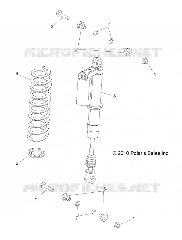 FRONT SUSPENSION SCHOCK MOUNTING