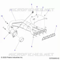 ENGINE, ABGASSYSTEM, HEADPIPE AND RELATED