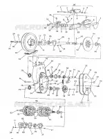 Bremse und Kettenkasten 650 and 650 SKS FROM SERIAL NUMBER 1839637 (4919261926031A)