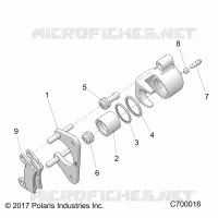 HINTERBREMSE CALIPER