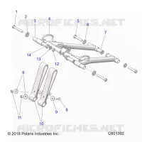 SUSPENSION, FRONT DREHMOMENTARM