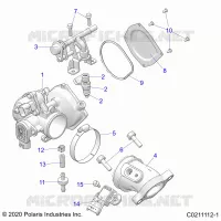 ENGINE, DROSSELKLAPPENGEHÃ„USE AND FUEL RAIL