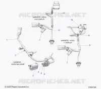 ELEKTRIC, WIRE HARNESS, HOOD, ELECTRIC START