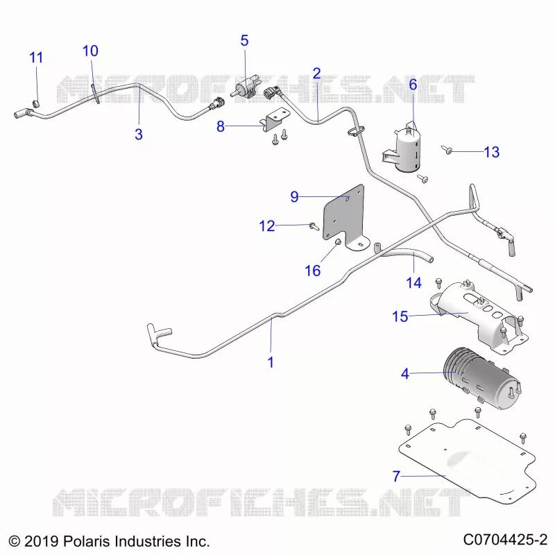 KRAFTSTOFFSYSTEM, FUEL TANK EVAP, CANISTER AND LINES